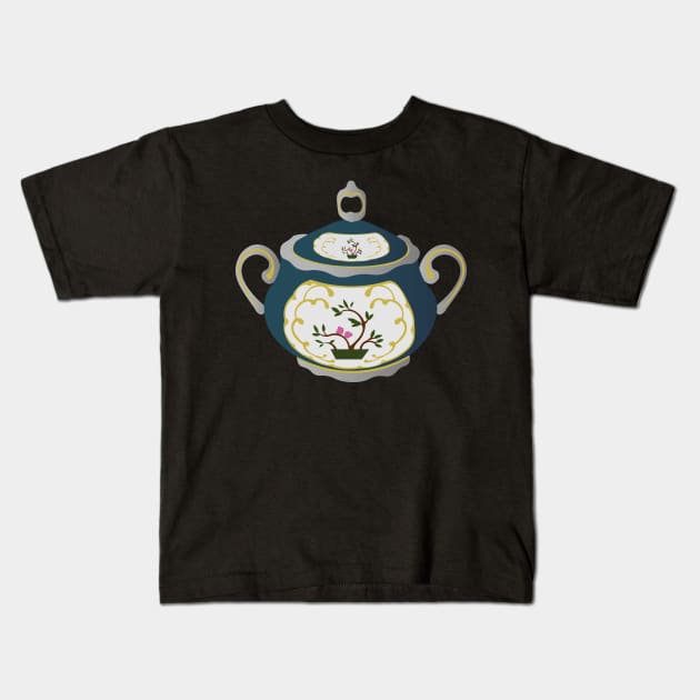 Unfortunate Snicket Sugar Bowl Kids T-Shirt by ijoshthereforeiam